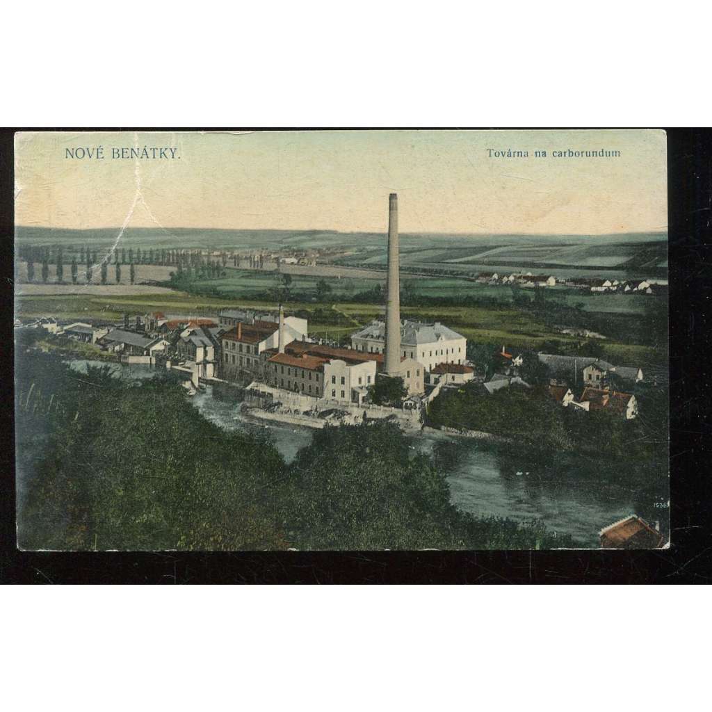 Benátky nad Jizerou, Mladá Boleslav, továrna (pošk.)