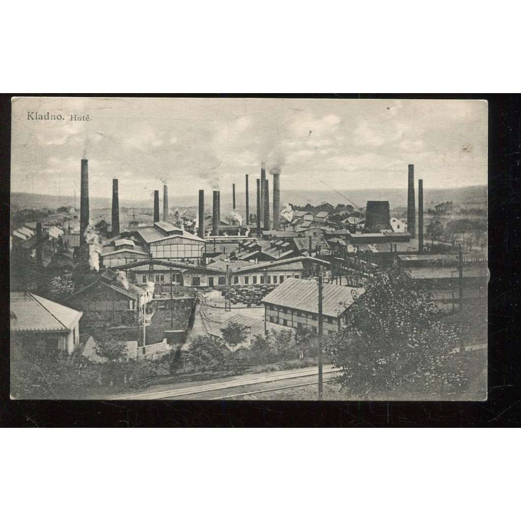 Kladno, továrna