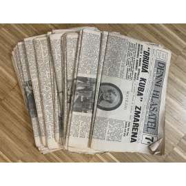 Denní hlasatel, ročník LXXV./1965 (noviny, exil, Chicago) - různá čísla viz níže Denní hlasatel, ročník LXXV./1965 (noviny, exil, Chicago) - různá čísla viz níže