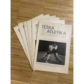 Těžká atletika, ročník VI., čísla 1-12/1934 (časopis) - komplet (vzpírání, zápas)