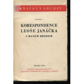 Korespondence Leoše Janáčka s Maxem Brodem (Leoš Janáček)