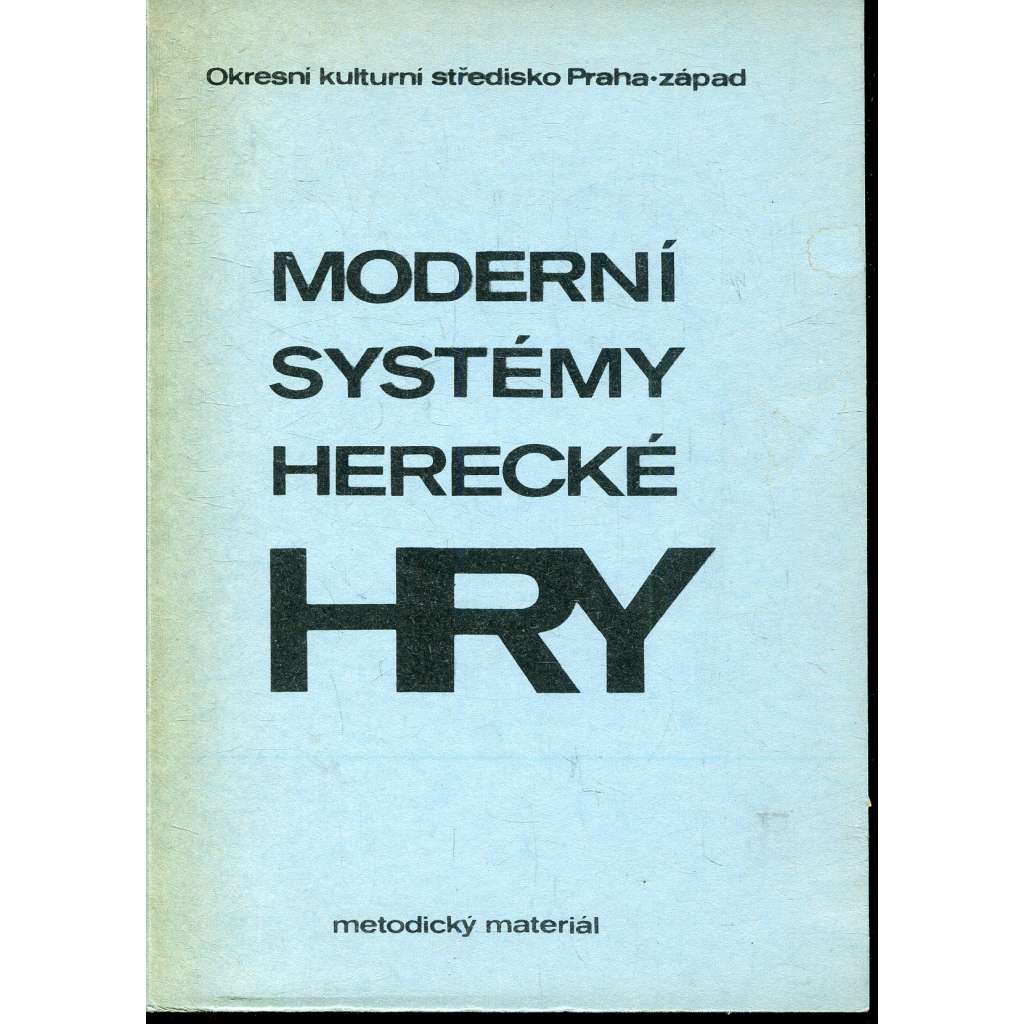 Moderní systémy herecké hry (divadlo)