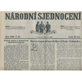 Národní sjednocení, číslo 26/1936 (noviny 1. republika)