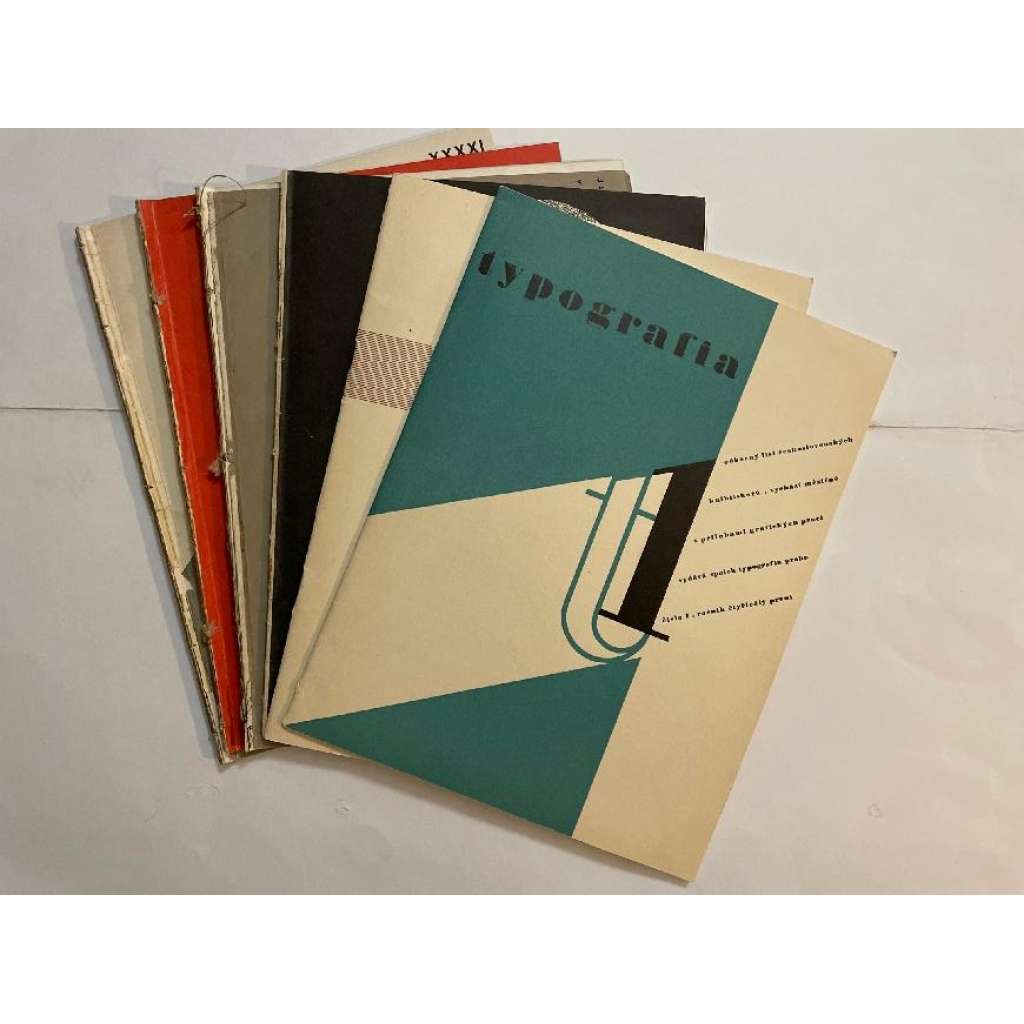 Typografia, ročník XXXXI.(41.) - 1934. Odborný list československých knihtiskařů (7 čísel, není komletní)
