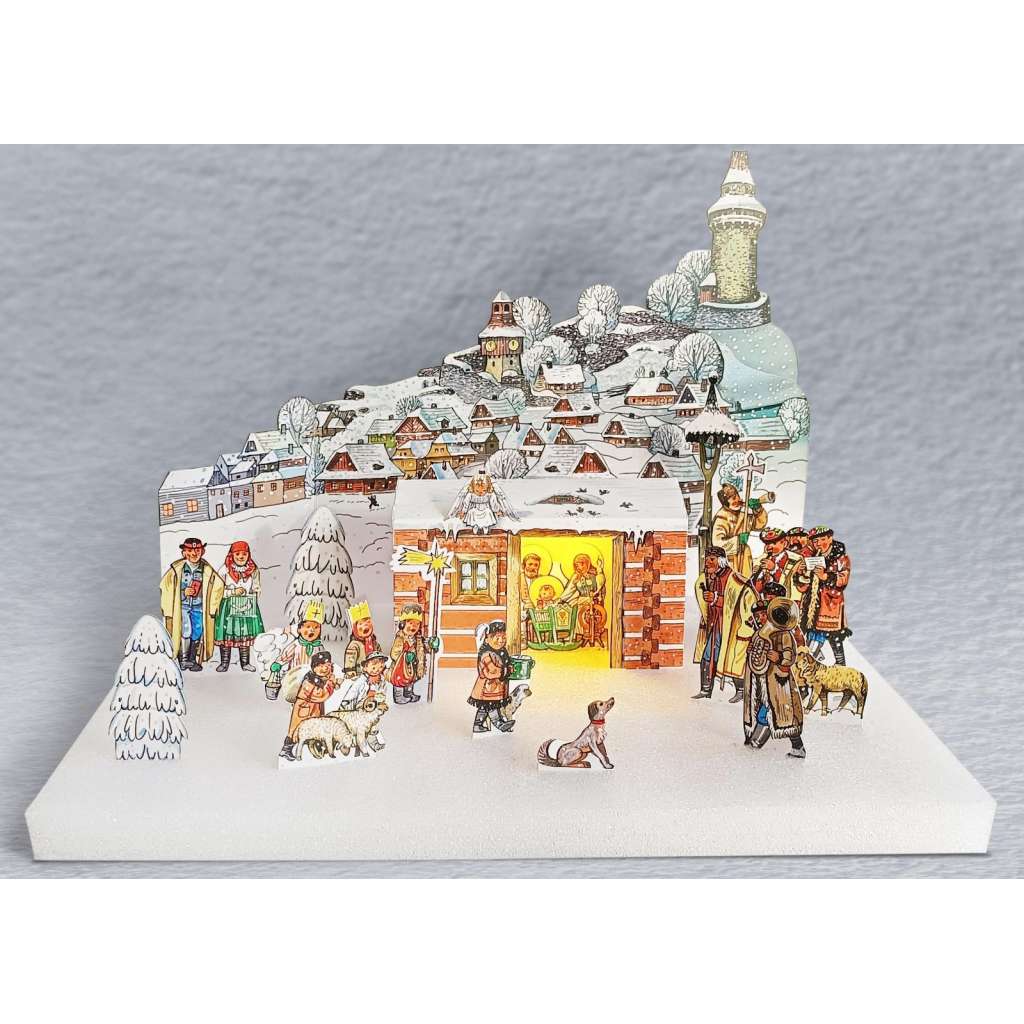 První figurální betlém Moravské jesličky (Vojtěch Kubašta)