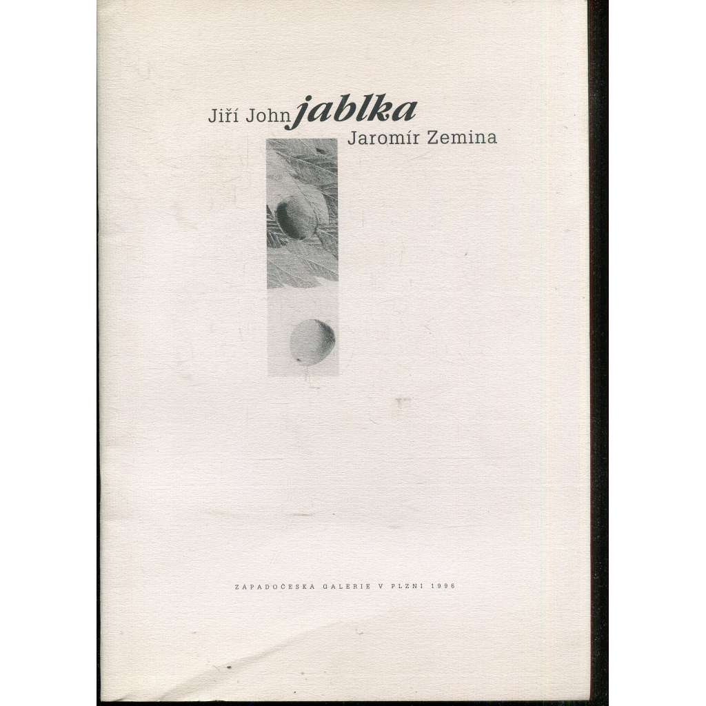 Jiří John - Jablka (katalo vástavy) Jiří John - Jablka (katalo vástavy)