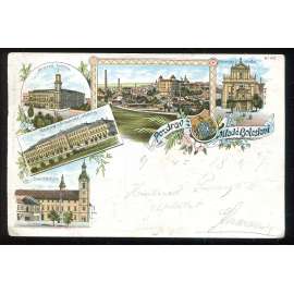 Mladá Boleslav, litografie