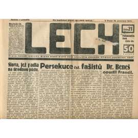 Lech, ročník IV., číslo 21/1932 (noviny, 1. republika) Lech, ročník IV., číslo 21/1932 (noviny, 1. republika)