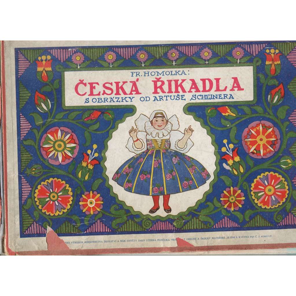 Česká říkadla (kresby Artuš Scheiner) - pošk. Česká říkadla (kresby Artuš Scheiner) - pošk.