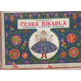 Česká říkadla (kresby Artuš Scheiner) - pošk.