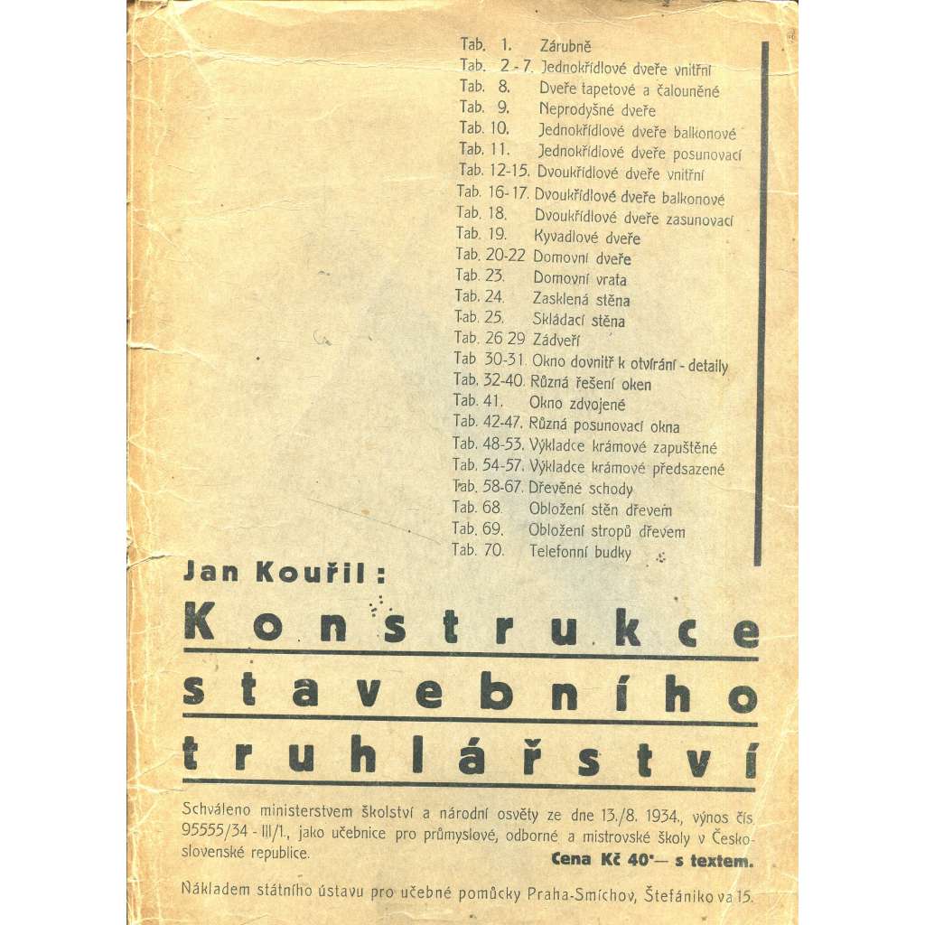 Konstrukce stavebního truhlářství Konstrukce stavebního truhlářství