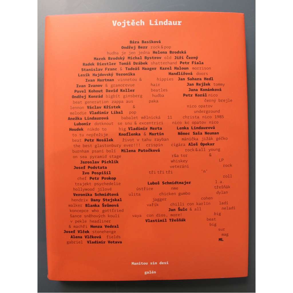 Vojtěch Lindaur. Manitou sin desi (hudba, sborník, biografie, vzpomínky, fotografie)