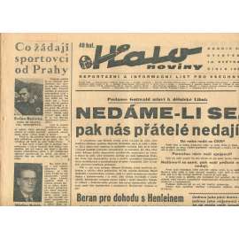 Halo noviny, ročník VI., číslo 125/1938