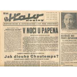 Halo noviny, ročník VI., číslo 17/1938