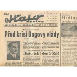 Halo noviny, ročník VI., číslo 11/1938