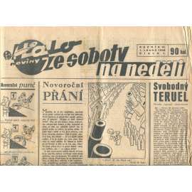 Halo noviny, ročník VI., číslo 1/1938
