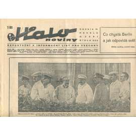 Halo noviny, ročník VI., číslo 233/1938
