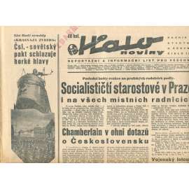 Halo noviny, ročník VI., číslo 139/1938