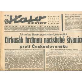 Halo noviny, ročník VI., číslo 145/1938