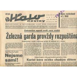 Halo noviny, ročník VI., číslo 98/1938