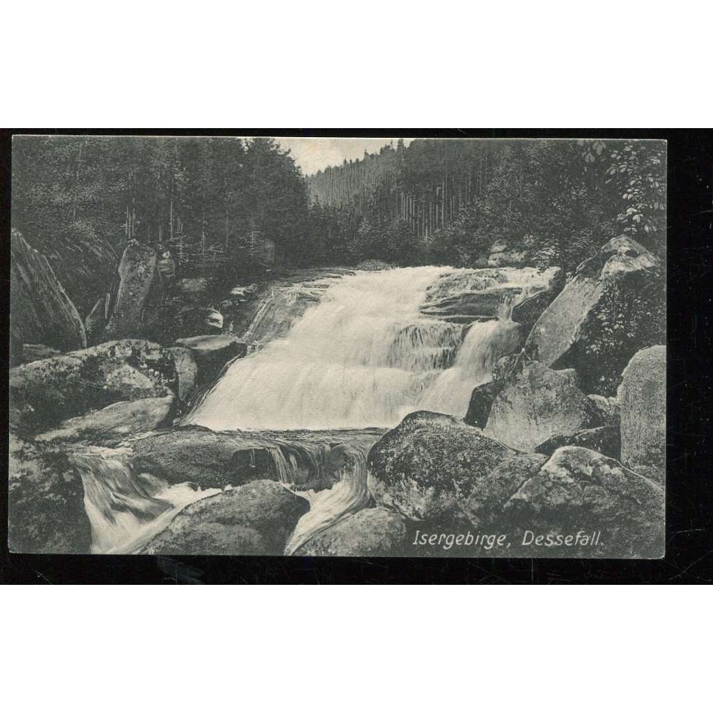 Jizerské hory, vodopád Desné, okr. Jablonec nad Nisou