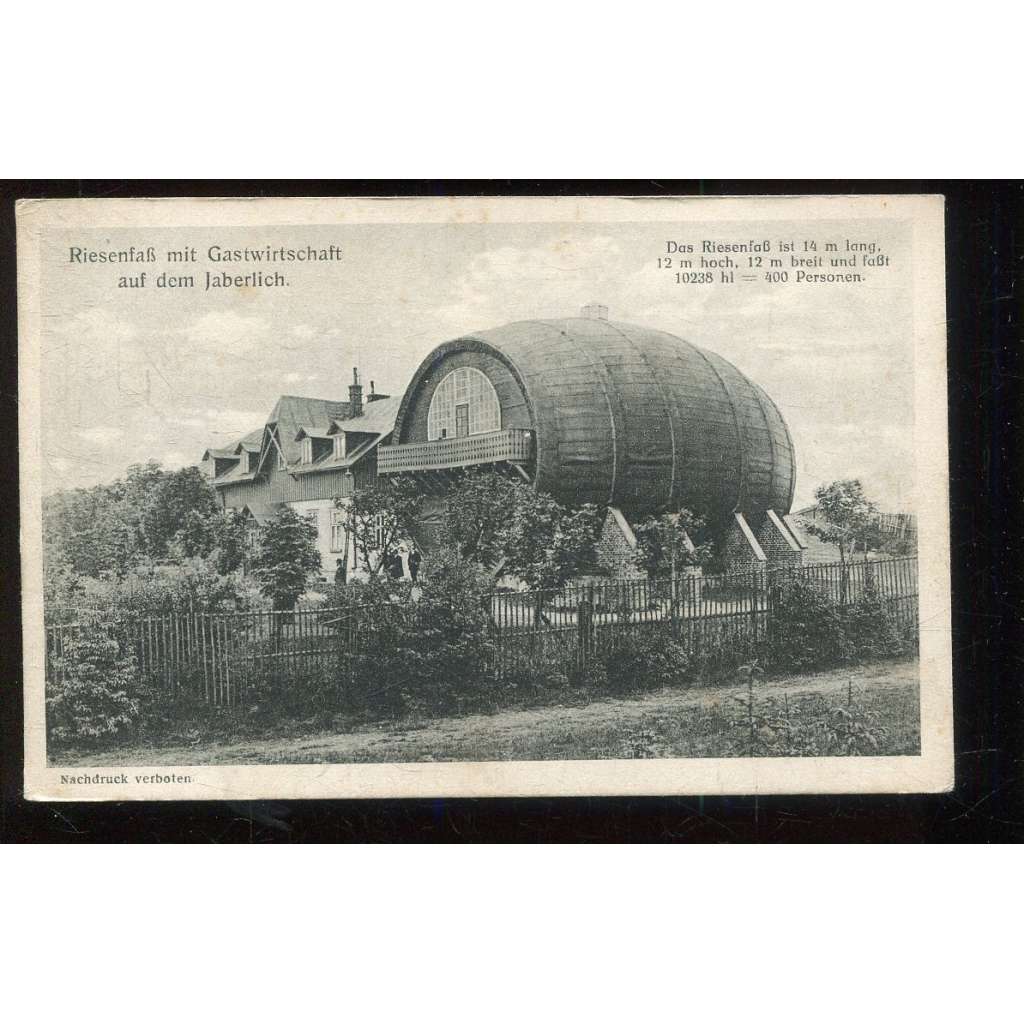 Javorník - Dlouhý Most, Liberec, hospoda, restaurace Obří sud