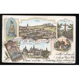 Příbram, Svatá Hora, litografie