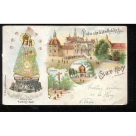 Příbram, Svatá Hora, litografie