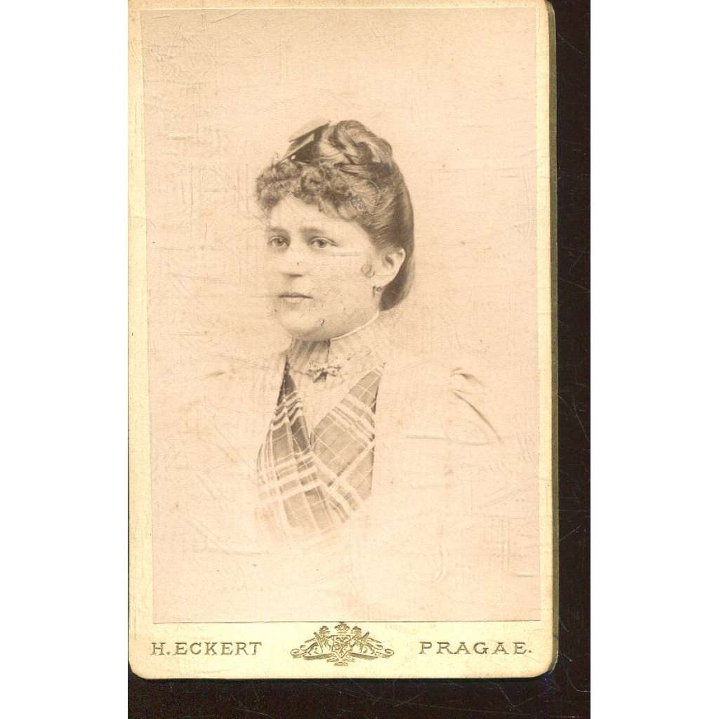 Stará fotografie - kabinetka (H. Eckert, Praha) Stará fotografie - kabinetka (H. Eckert, Praha)