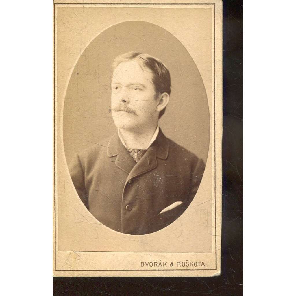 Stará fotografie - kabinetka (Dvořák-Roškota, Plzeň) Stará fotografie - kabinetka (Dvořák-Roškota, Plzeň)