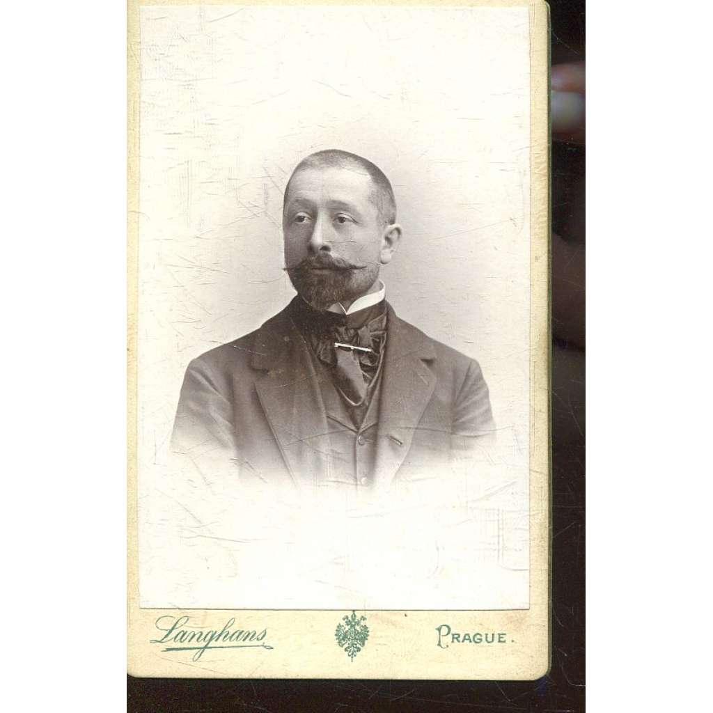 Stará fotografie - kabinetka (Langhans, Praha) Stará fotografie - kabinetka (Langhans, Praha)