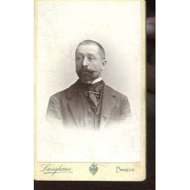 Stará fotografie - kabinetka (Langhans, Praha)