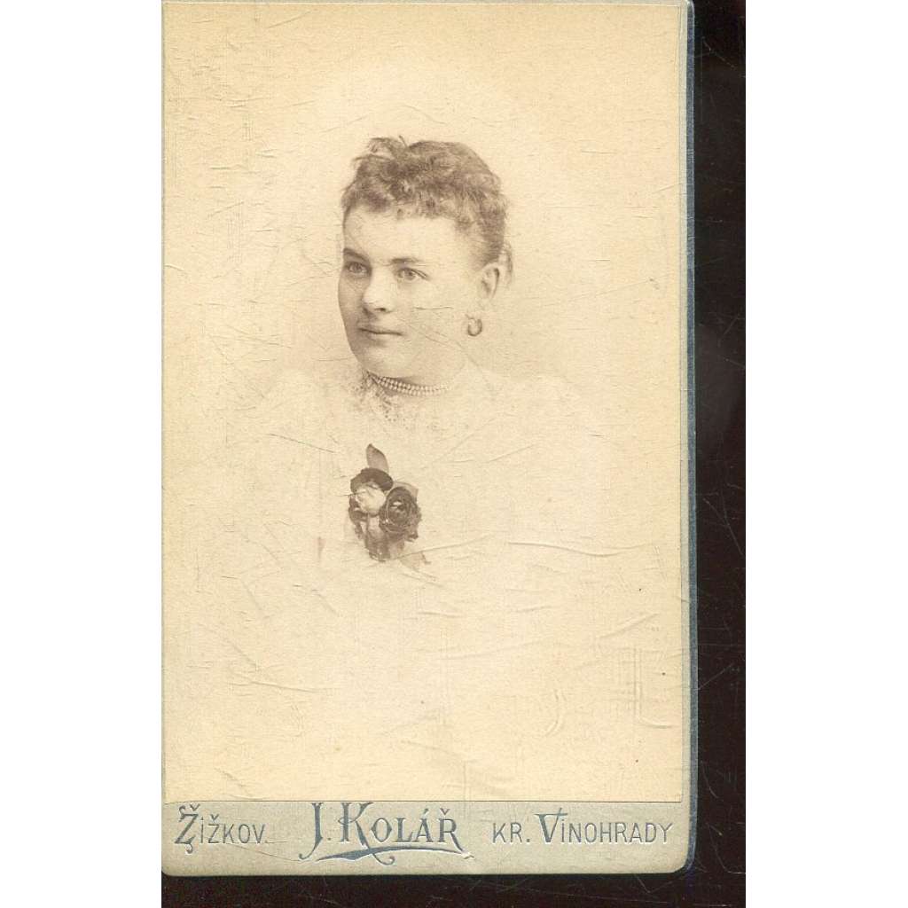 Stará fotografie - kabinetka (J. Kolář, Praha) Stará fotografie - kabinetka (J. Kolář, Praha)