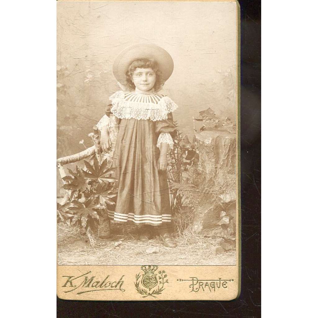 Stará fotografie - kabinetka (Karel Maloch, Praha) Stará fotografie - kabinetka (Karel Maloch, Praha)