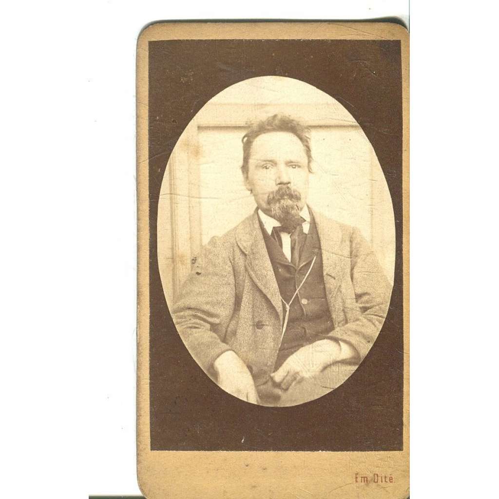 Stará fotografie - kabinetka (Emanuel Dítě, Praha)