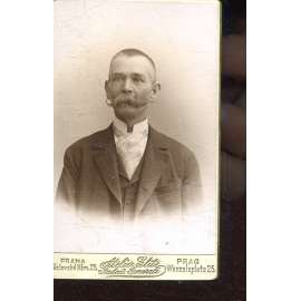 Stará fotografie - kabinetka (Atelier Elite, Praha)