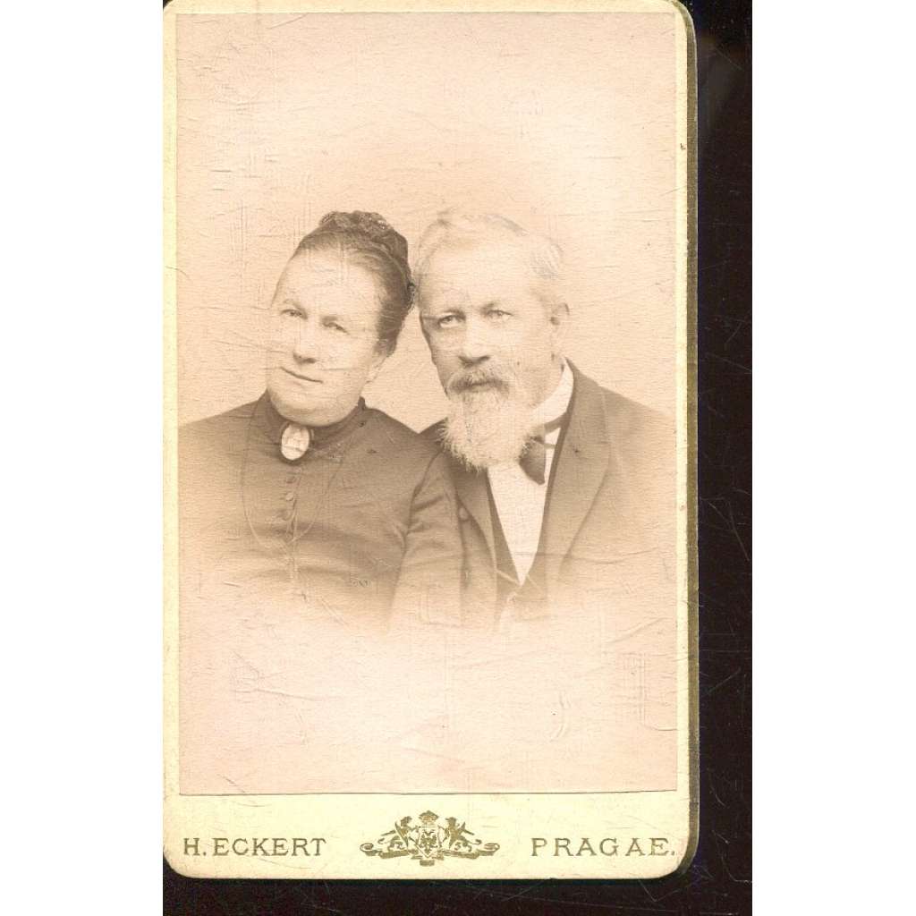 Stará fotografie - kabinetka (H. Eckert, Praha)