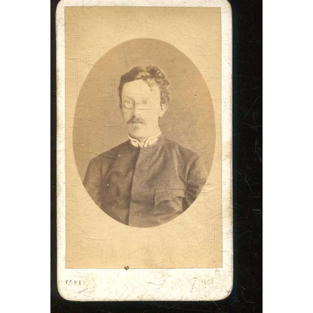 Stará fotografie - kabinetka (H. Eckert, Praha)