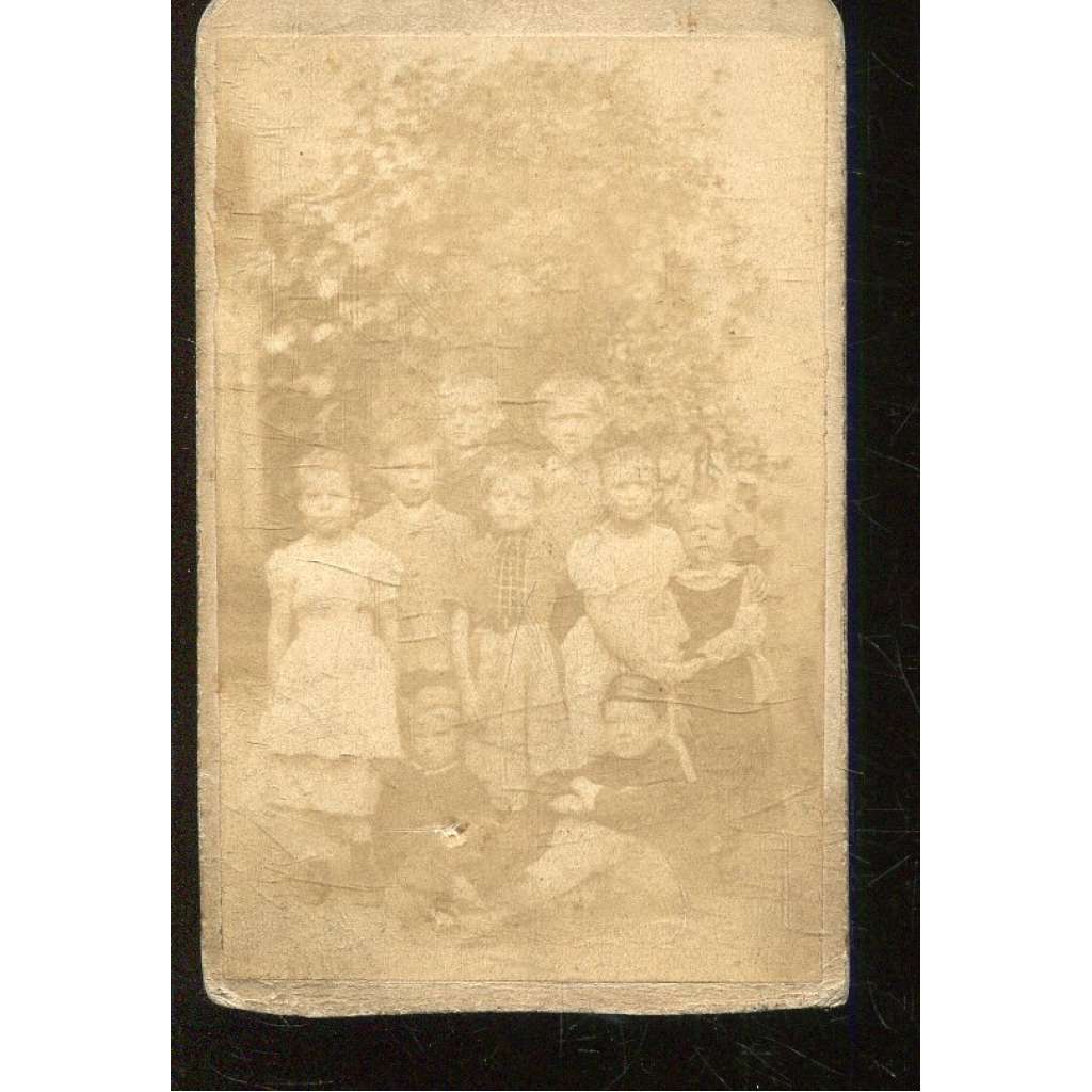 Stará fotografie - kabinetka (Emanuel Dítě, Praha)