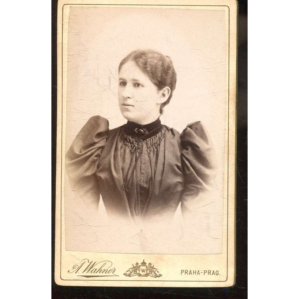 Stará fotografie - kabinetka (Ant. Wahner, Praha)