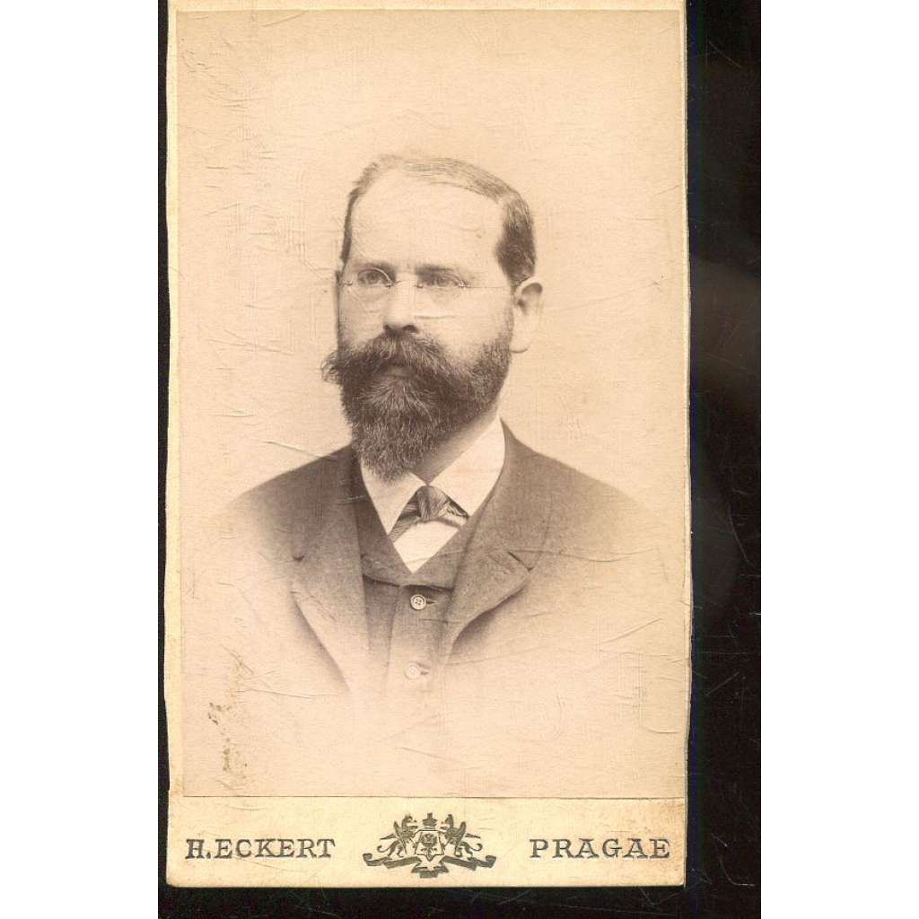 Stará fotografie - kabinetka (H. Eckert, Praha)