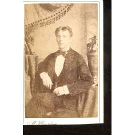 Stará fotografie - kabinetka (M. Klempfner, Praha)