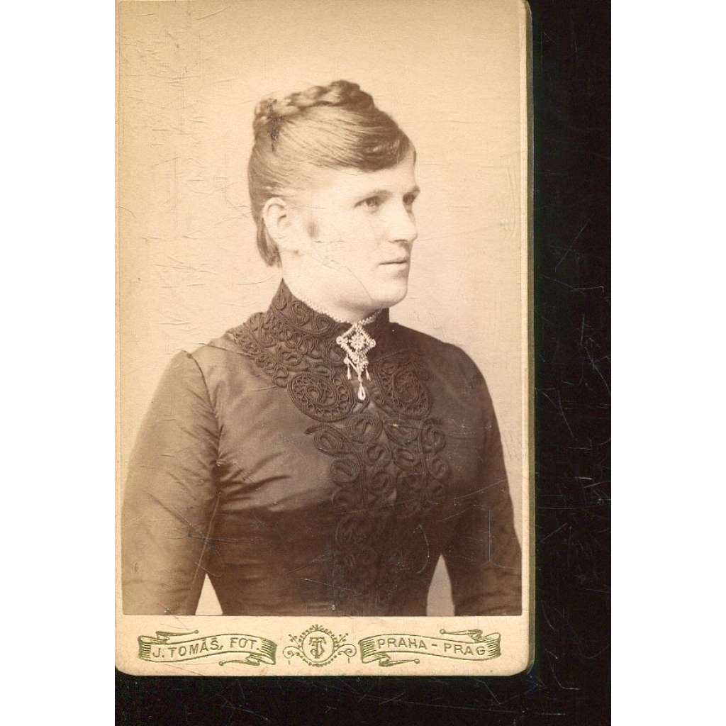 Stará fotografie - kabinetka (J. Tomáš, Praha)