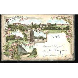 Opočno, Rychnov nad Kněžnou, litografie