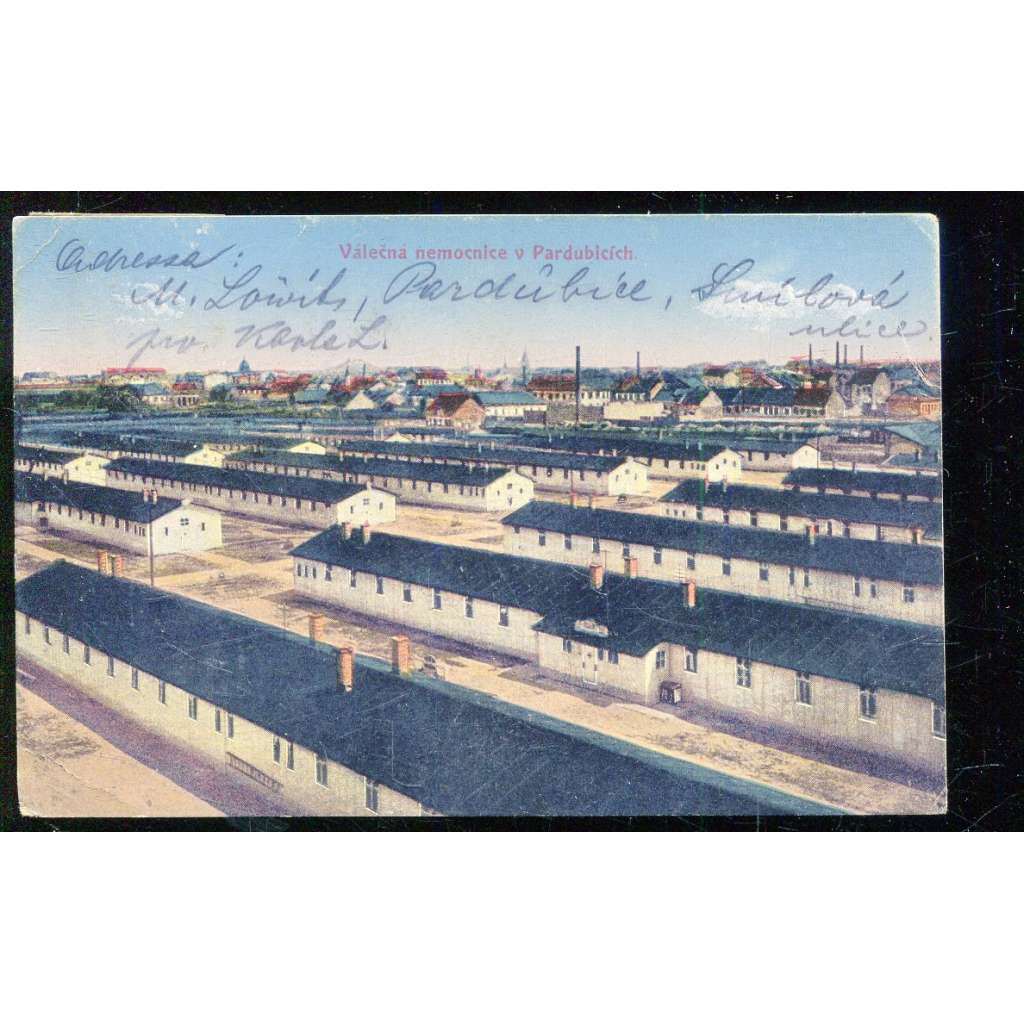 Pardubice, vojenské baráky nemocnice