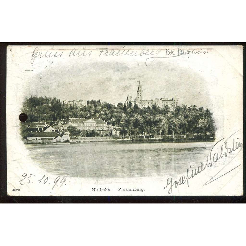 Hluboká nad Vltavou, České Budějovice (pošk.)