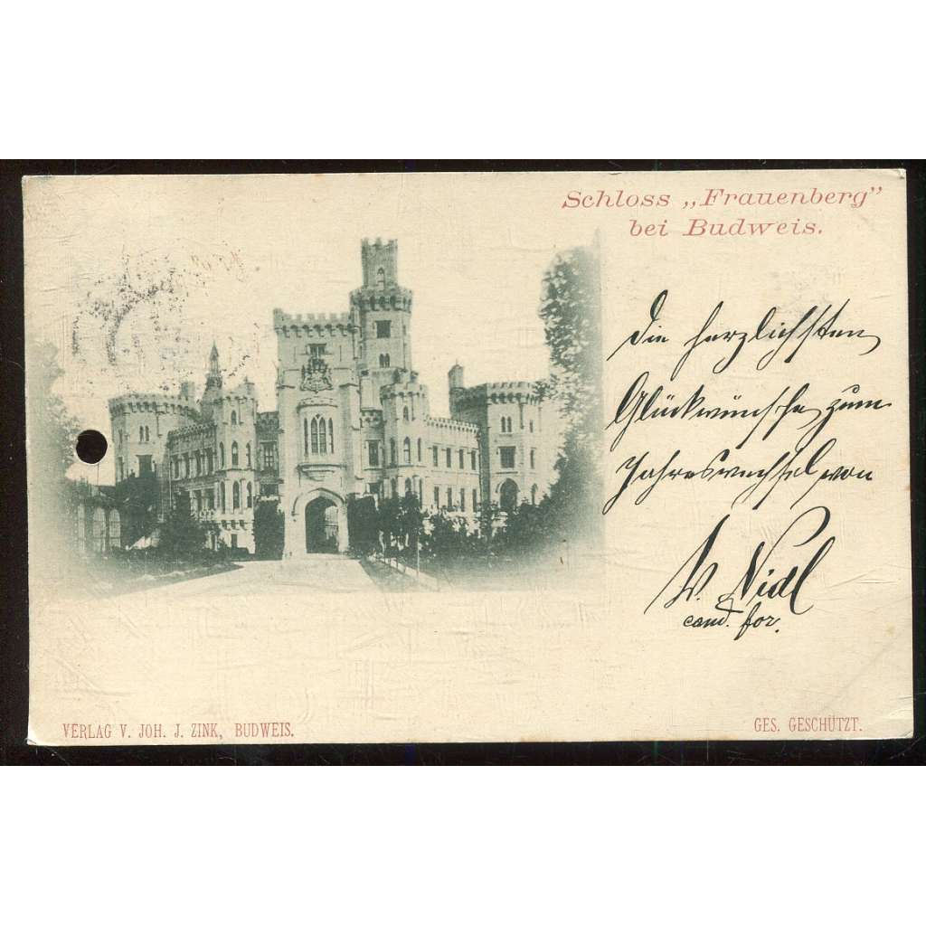 Hluboká nad Vltavou, České Budějovice (pošk.)