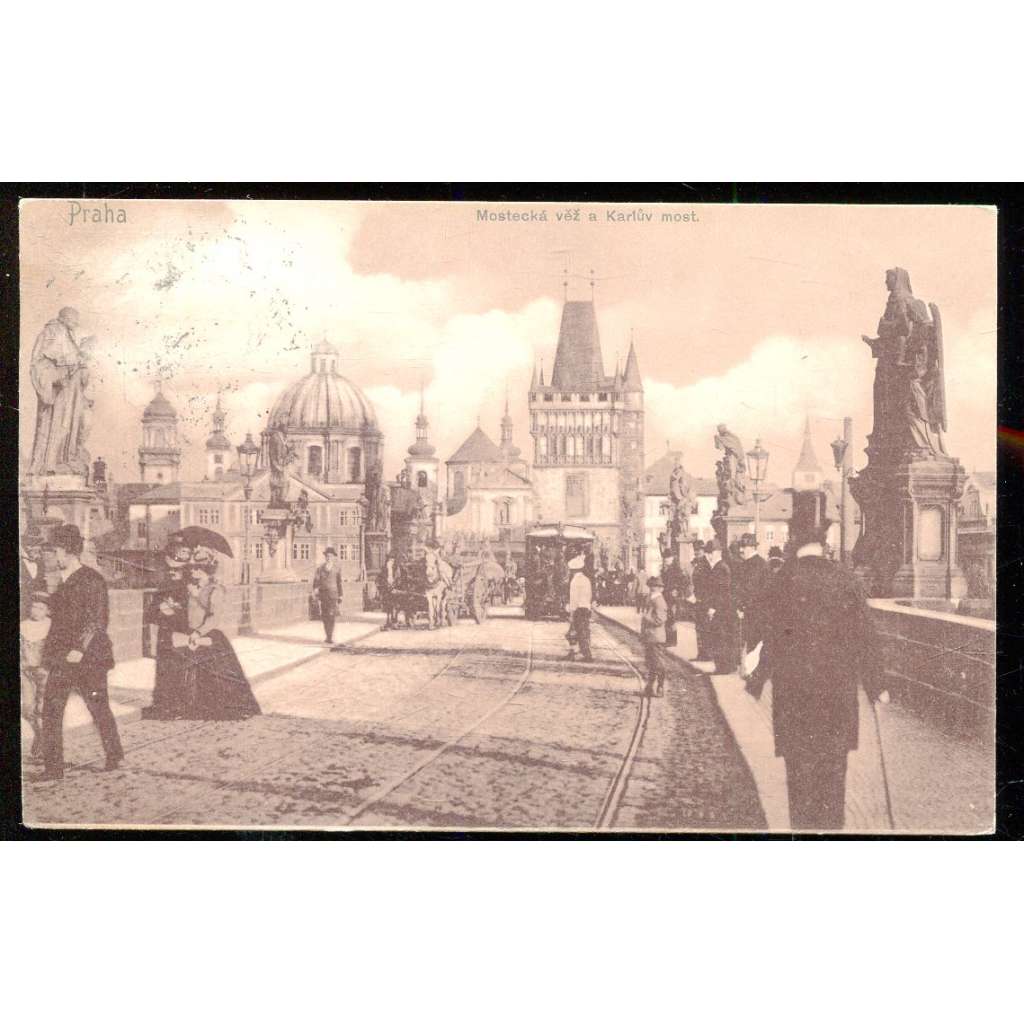 Praha, Karlův most, Mostecká věž