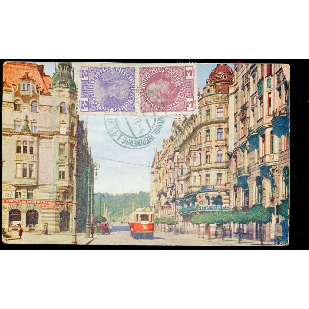 Praha, Pařížská ulice, Staré Město, tramvaj