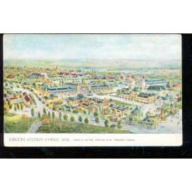 Praha, Výstaviště, jubilejní výstava v Praze 1908